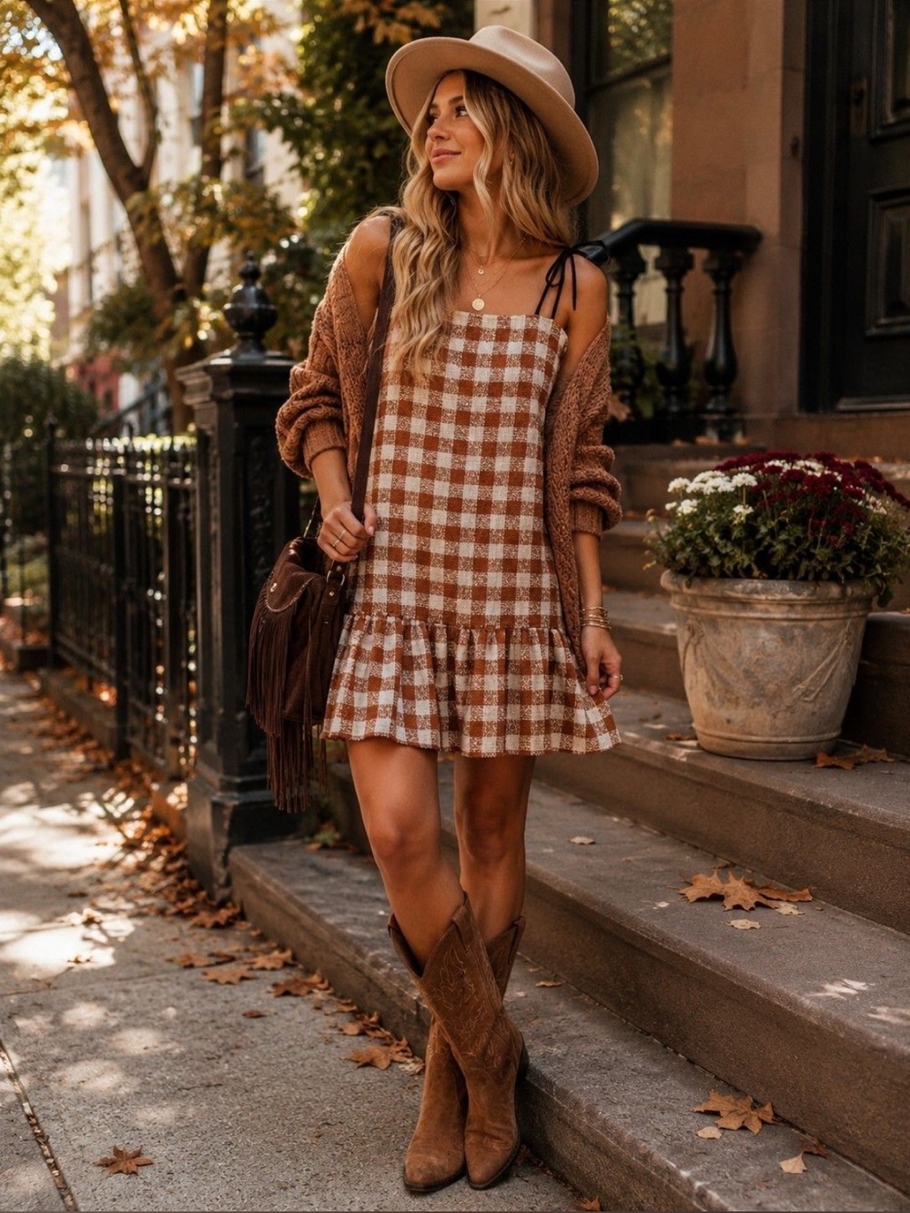 Blair Checkered Dress -